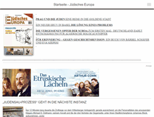 Tablet Screenshot of juedisches-europa.net